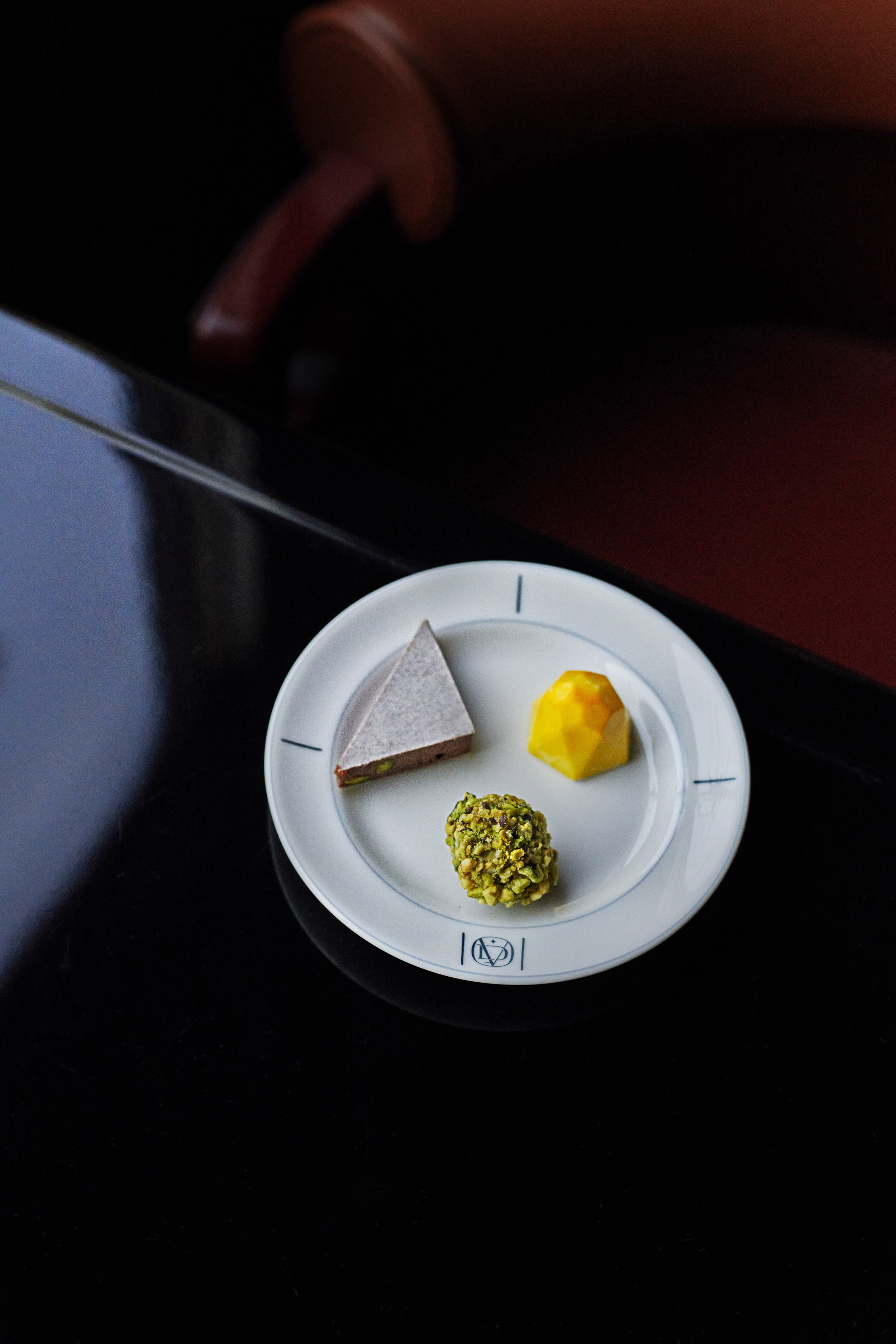 Pasticcini delivered to a suite on board La Dolce Vita.